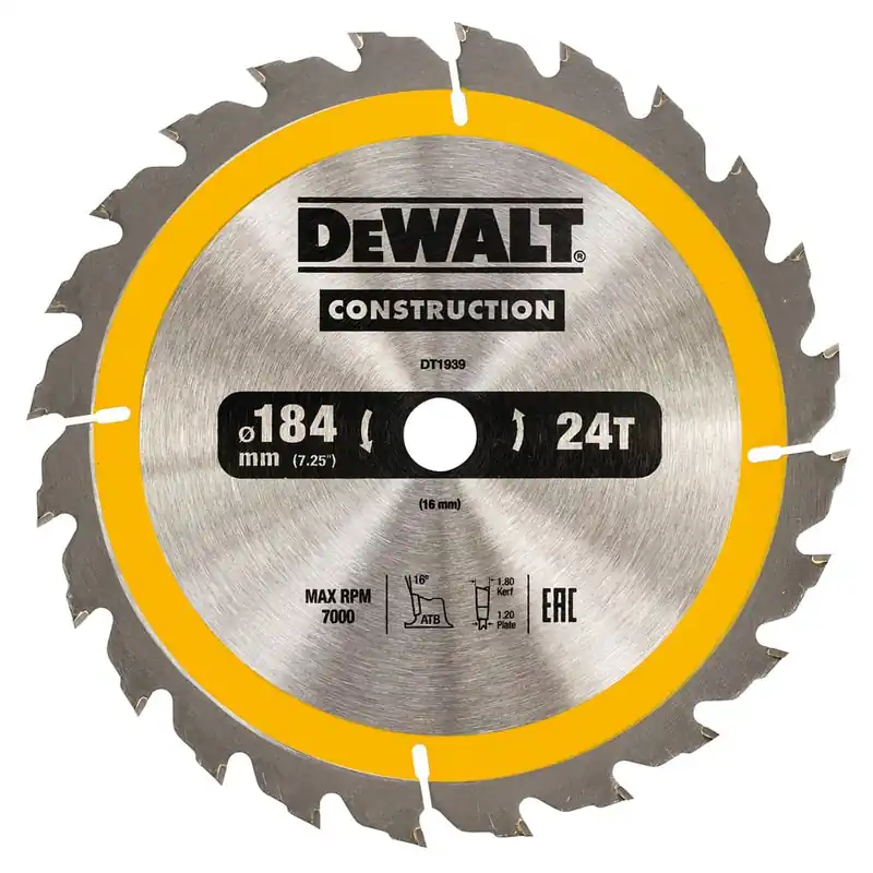 DewaltDeWalt cirkelzaagblad contstruction
