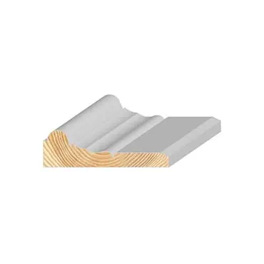 ZtylGrenen architraaf wit 28x95mm FSC