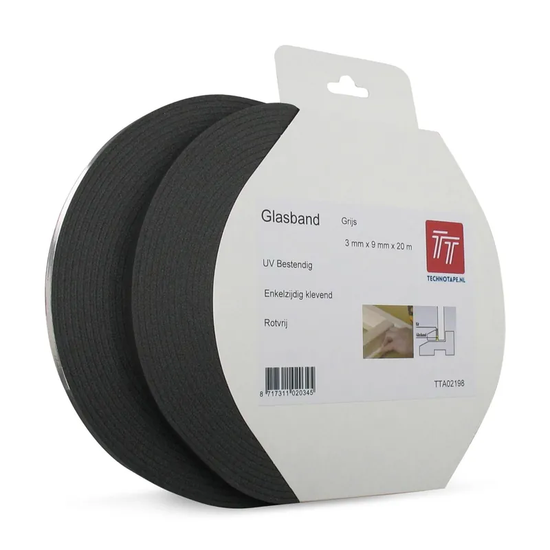 TechnotapeGlasband PE grijs