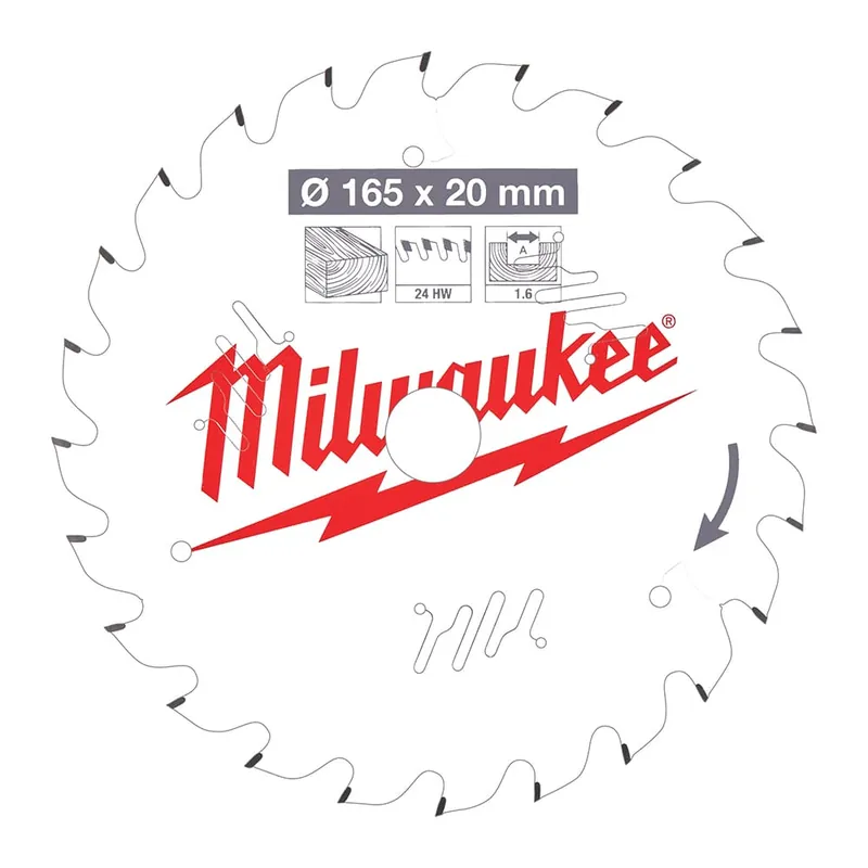 MilwaukeeMilwaukee cirkelzaagblad hout