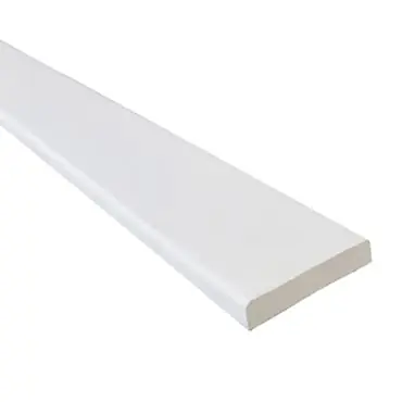 MDF koplat V313 wit recht 12x70mm FSC
