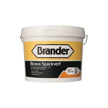 BranderBrander Brava Spackverf muurverf wit 10l