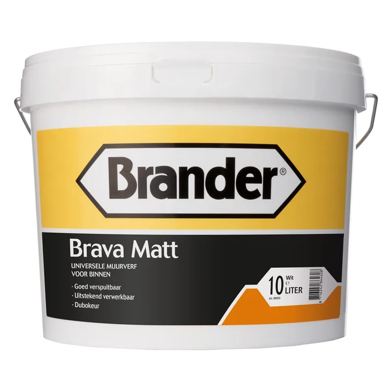 BranderBrander Brava Matt muurverf mat wit
