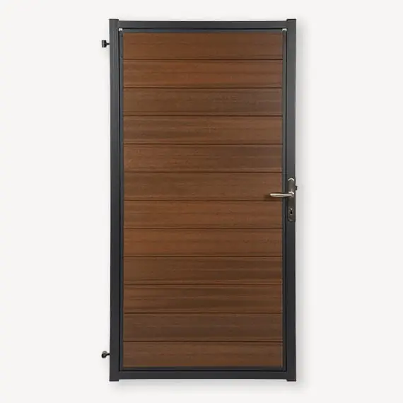 Tuindeur Velufence ipé brown