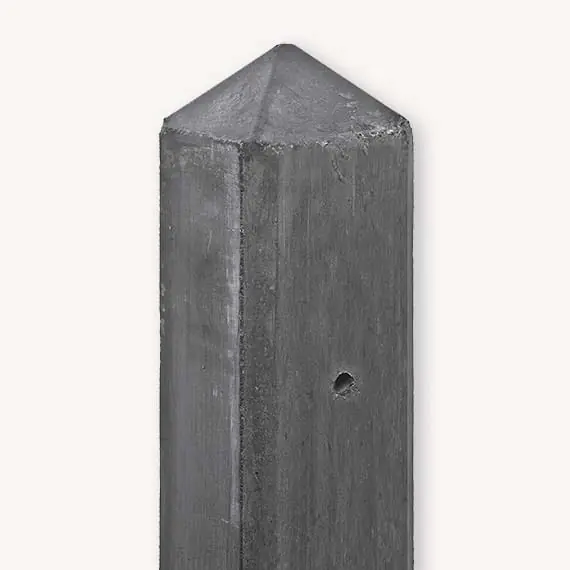 Beton eindpaal antraciet 100x100mm