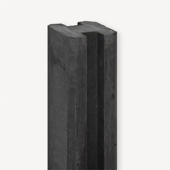 Betowood eindpaal antraciet
