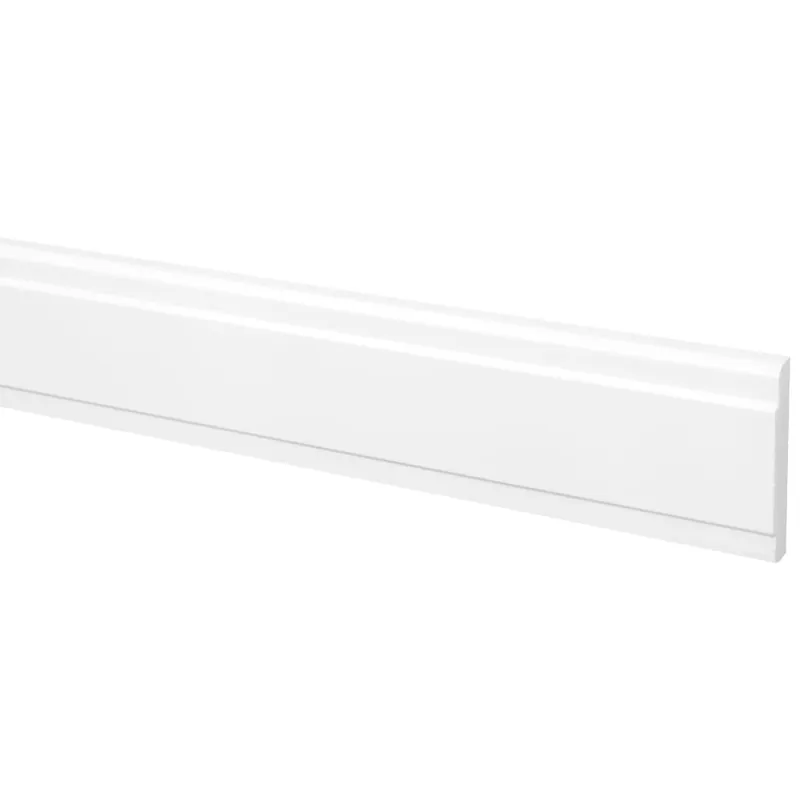 Grenen belegstuk wit gelakt 13x70mm FSC