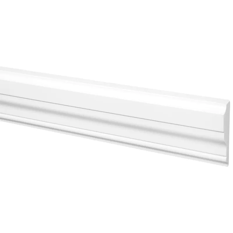 Grenen sierlijst wit gelakt 20x80mm FSC