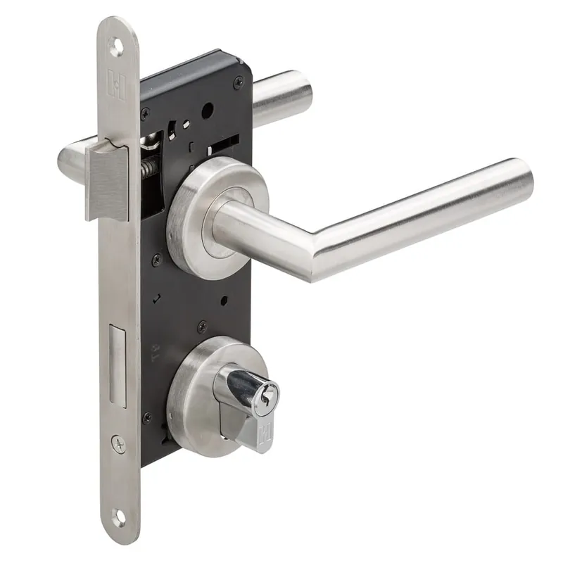 Inbouw cilinderslotset RVS