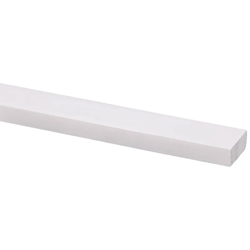 Grenen geschaafd wit gegrond 12x27mm FSC