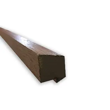 Meranti glaslat schuin wit 25x30 sp FSC