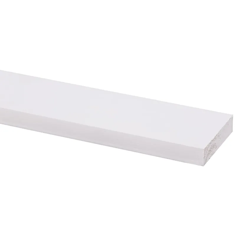 Grenen geschaafd wit gegrond 12x55mm FSC