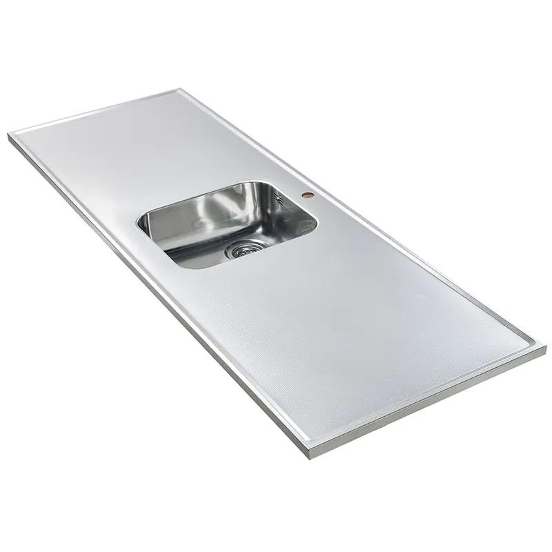 ReginoxDiamantblad met overloop bak midden 60cm