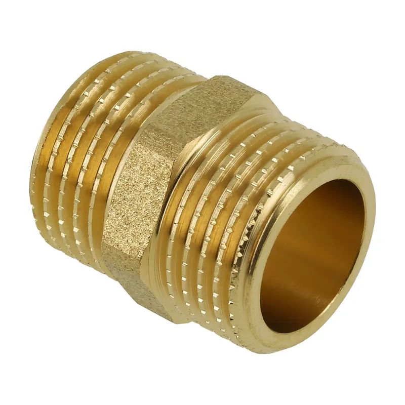 BonfixBONFIX dubbele nippel messing