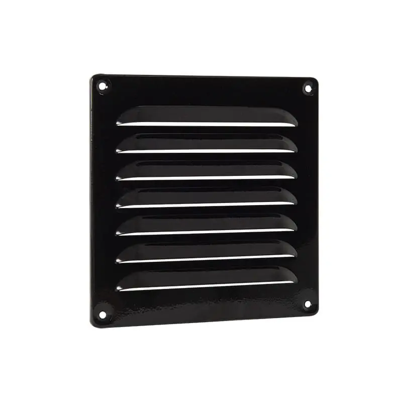 Schoepenrooster aluminium zwart