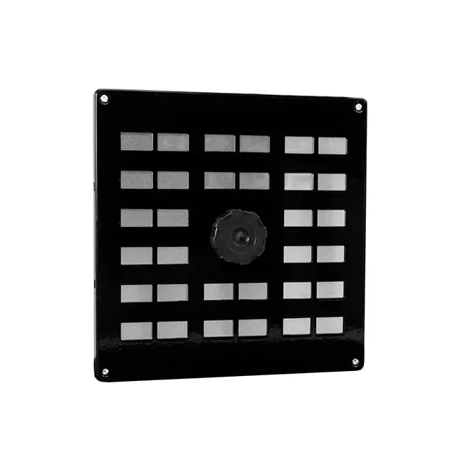 Schuifrooster aluminium zwart