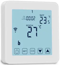 Titan HR08 Digitale Vloerverwarming Thermostaat Programmeerbaar Touchscreen WIFI