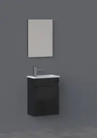 Titan Gloss Black Fonteinmeubelset 42cm x 24cm