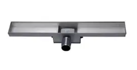 Titan 60S RVS Drain / Douchegoot 60 cm (BODY) Zij-uitlaat