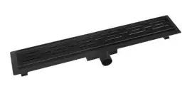 Titan 80SF BLACK + Rooster RVS Drain 80 cm