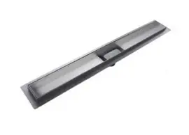 Titan 120DF RVS Drain / Douchegoot 120 cm + Flens (BODY) Onder-uitlaat