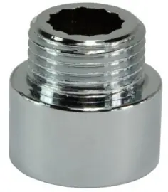Verlengstuk Kraan Chroom 1/2 x 15 mm