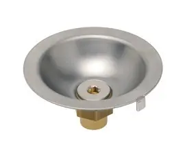 RVS Gevelkom 15 x 1/2" voor Buitenkraan