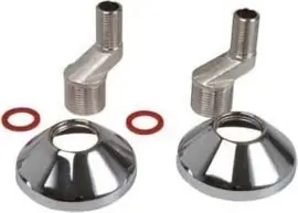 Bonfix S Koppeling 3/4x1/2 met Rozet + Ring (2x) 80020