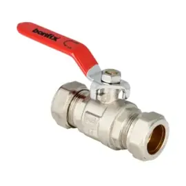 Bonfix Kogelkraan Rode Hendel 6/4"-6/4" Bi. 11042