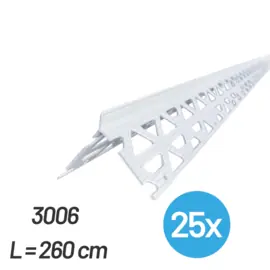 RS PVC 3006-260 Bundel Hoekbeschermer PVC 6 mm. (25x)