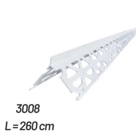 RS PVC 3008-260 Hoekbeschermer PVC 8 mm.