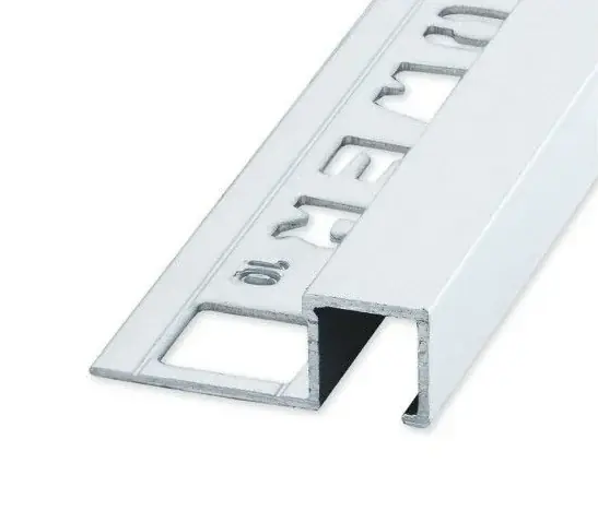 QUTEX Vierkant Alu Mat Zilver 10 x 2700mm OX-E061210127 Tegelprofiel