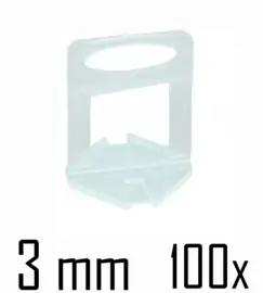 Titan Prof Tile Level Voetstuk 3 mm (100x)