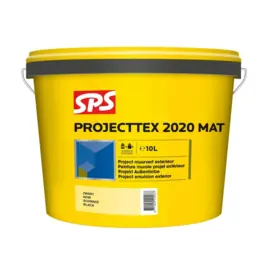 SPS PROJECTTEX 2020 10 L MAT ZWART bi/bu
