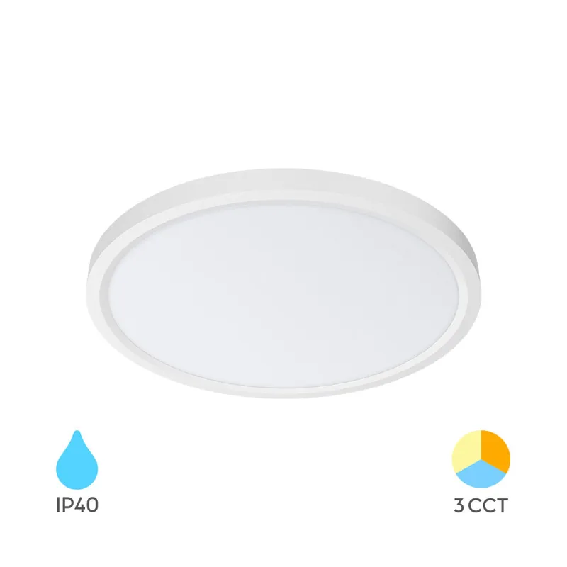 Braytron JADE Wit Rond 36W 3CCT Ceiling Light