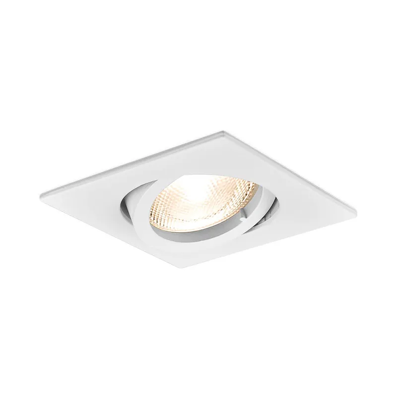 Braytron MITTO Vierkant GU10 Wit Spotlight