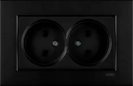 Viko WCD dubbel zonder RA Novella Black 92105546