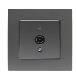 TV (Coax) inbouwdoos Through 93000422 Novella Fume
