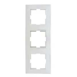 Afdekraam Verticaal 3 voudig Meridian White 90979023