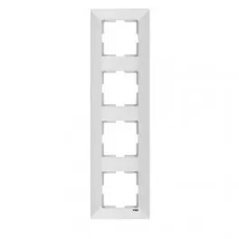 Afdekraam Verticaal 4 voudig Meridian White 90979024
