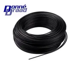 Donne VD Draad Zwart 1,5 mm² 100m.