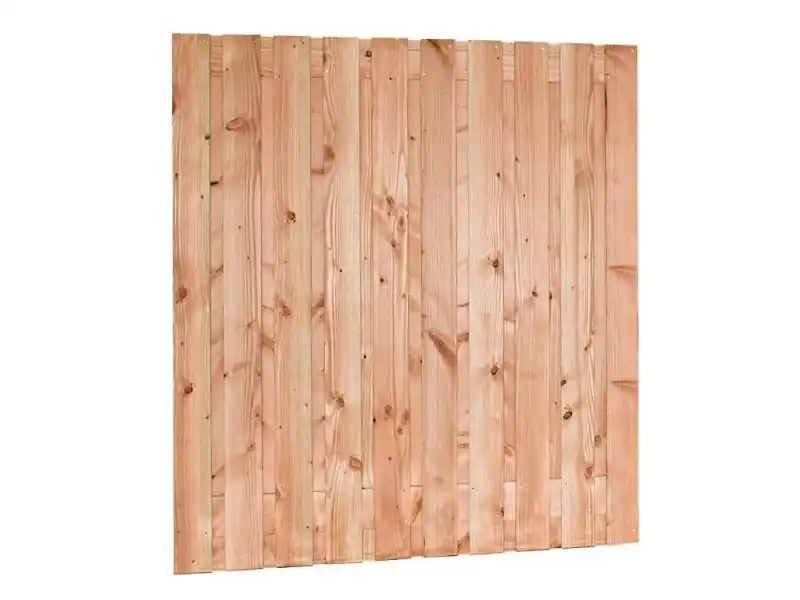 Tuinscherm douglas rvs geschroefd 21 planken 180x180 cm