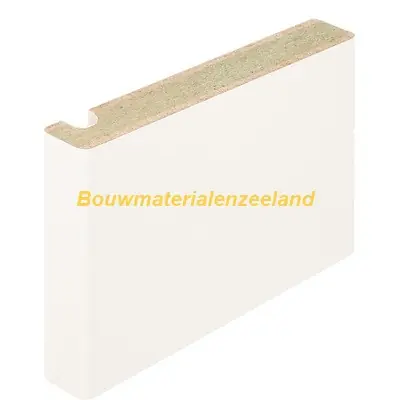 Prodec koplat 55x12mm wit 488 cm. lang