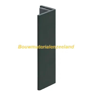 Eindprofiel 17mm Keralit timbergreen pure mat 400 cm. lang