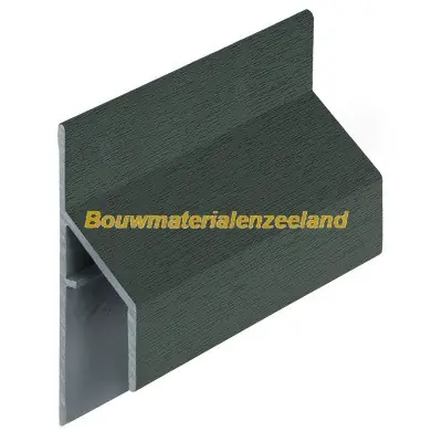 Trim/kraal aansluitprofiel 17mm Keralit donkergroen classic nerf 600 cm. lang