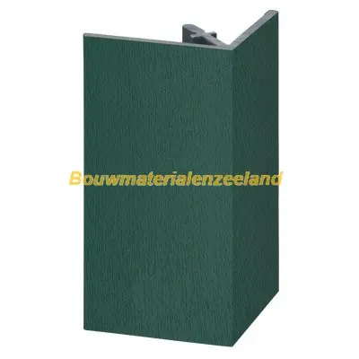 Uitwendig rechthoekprofiel Keralit 46x46mm mosgroen classic nerf 400 cm. lang