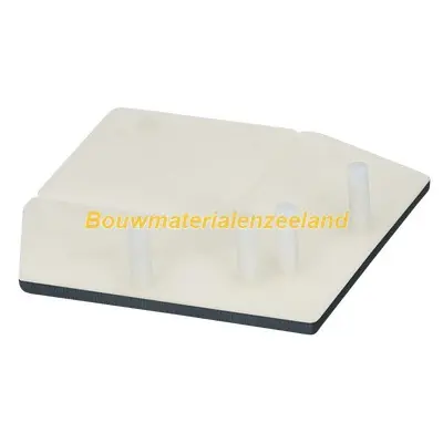Eindkap uitwendig rechthoekverbindingprofiel Keralit monumentblauw classic nerf