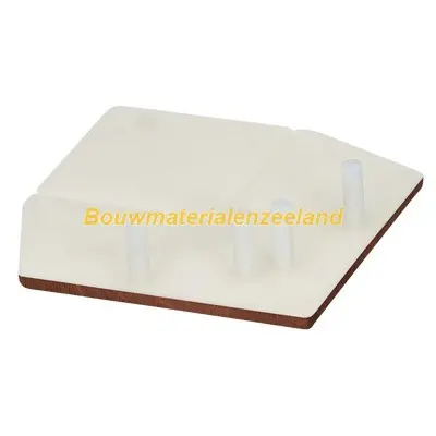 Eindkap uitwendig rechthoekverbindingprofiel Keralit golden oak classic nerf