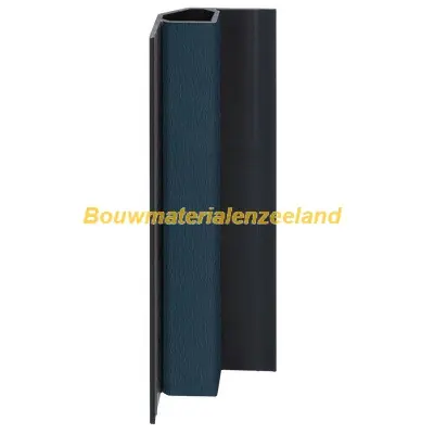 Keralit inwendig hoekprofiel staalblauw classic nerf 400 cm. lang
