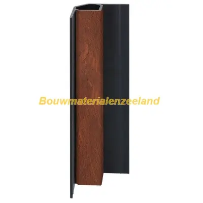 Keralit inwendig hoekprofiel golden oak classic nerf 400 cm. lang